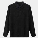 Adrian™ | Uldpolo med Knapper