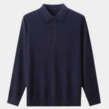 Adrian™ | Uldpolo med Knapper