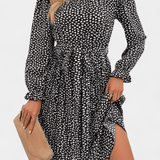 Agnes | Leopard plisseret