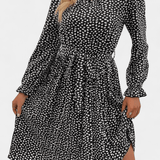 Agnes | Leopard plisseret