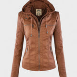 Alberte™ | Læderjakke