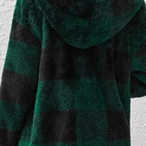 Alberte | Rutete Hættetrøje