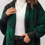 Alberte | Rutete Hættetrøje