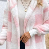 Alberte | Rutete Hættetrøje