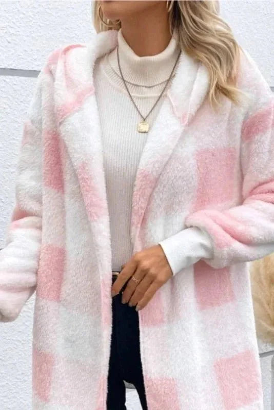 Alberte | Rutete Hættetrøje