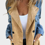 Alberte | Tofarvet denimfrakke