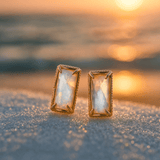 Albertha | Guldbelagt øreringe