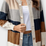 Amalie | Stribet Cardigan
