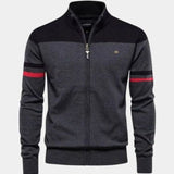 Anders™ | Strikcardigan med Lynlås