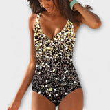 Anna | Trefarvet badedragt