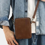 Carl™ | Minimalistisk Læder Skuldertaske