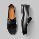 Chic Læder Penny Loafers