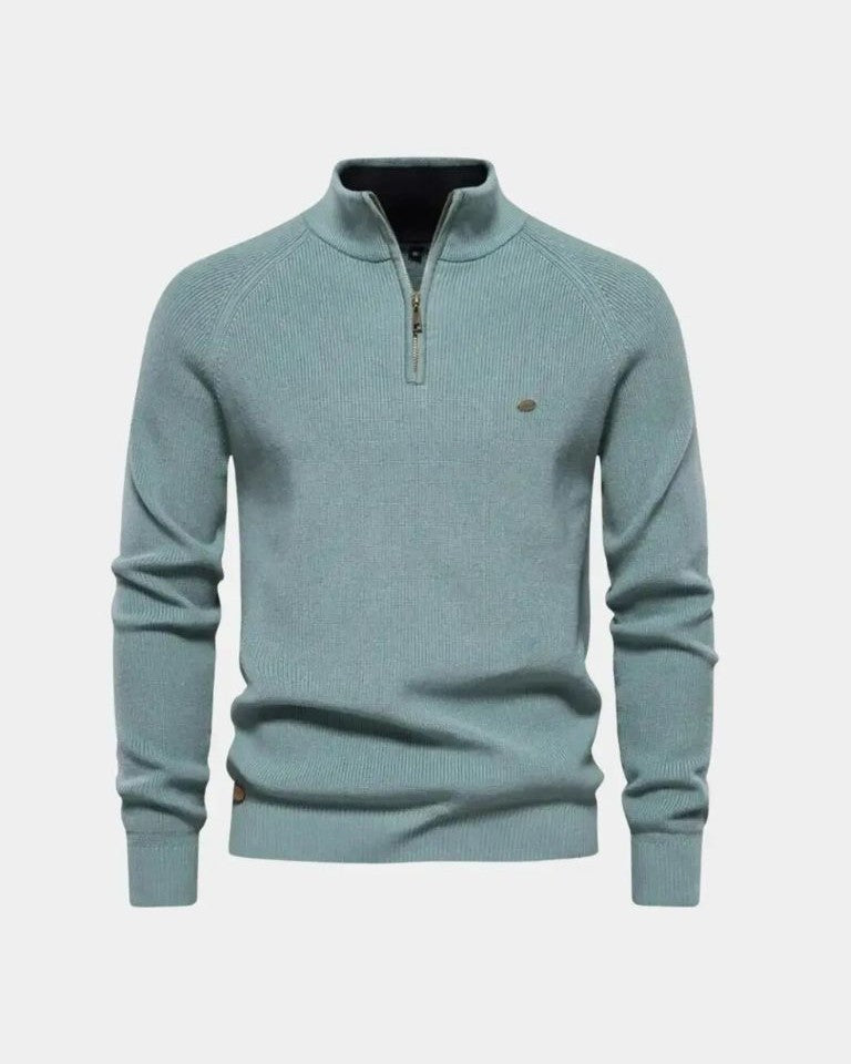 Christian™ | Sweater med Lynlås