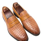 Elegant Vævede Loafers