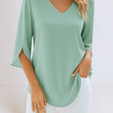 Emilie | V-hals Bluse