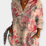 Frida | Blomsterprint skjorte