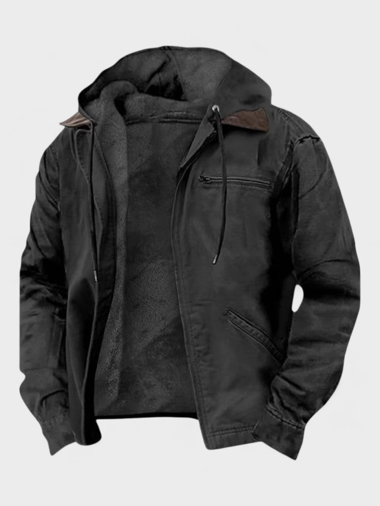 Gaspard™ | Stilfuld Hættetrøje med Lynlås