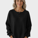 Helle™ | Vaffelstrikket Hyggetrøje