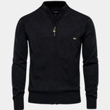 Jacquard™ | Strikcardigan med Lynlås