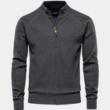 Jacquard™ | Strikcardigan med Lynlås