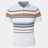 Kasper™ | Solnedgang Stribet Polo