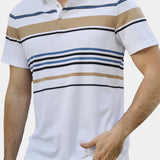 Kasper™ | Solnedgang Stribet Polo