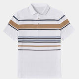 Kasper™ | Solnedgang Stribet Polo