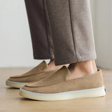 Klassiske Suede Business Loafers