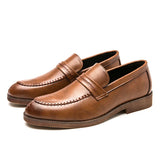 Læder Dress Loafers