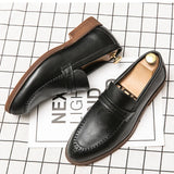 Læder Dress Loafers