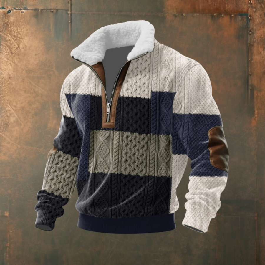 Marcus™ | Stilfuld herresweater med varm fleecekrave