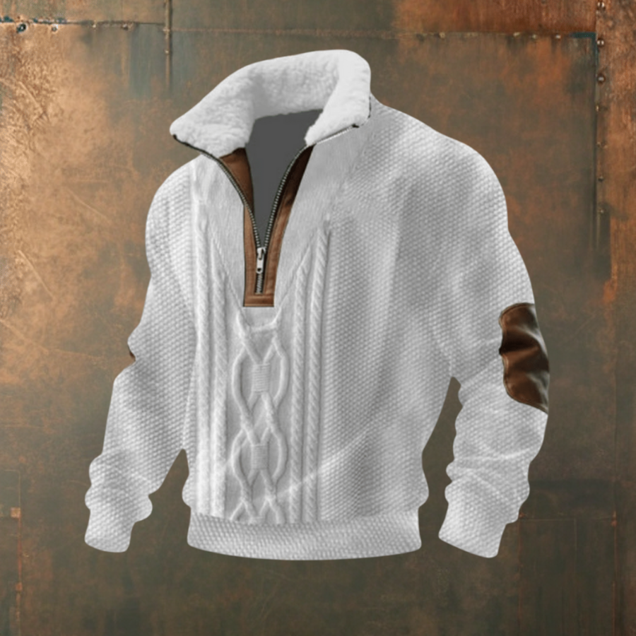 Marcus™ | Stilfuld herresweater med varm fleecekrave