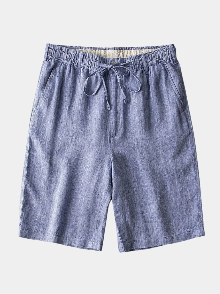 Mikkel™ | Grå Hørshorts Mariner