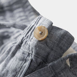 Mikkel™ | Grå Hørshorts Mariner