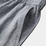 Mikkel™ | Grå Hørshorts Mariner