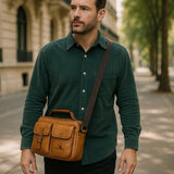 Oliver™ | Retro Firkantet Skuldertaske