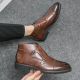 Parker™ | Kunstlæder Dobbelt-Monk-strap Støvler