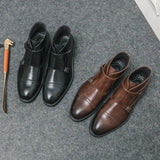Parker™ | Kunstlæder Dobbelt-Monk-strap Støvler
