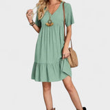 Rikke | V-hals kjole