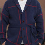 Rom™ | Strikket Frakke med Bælte