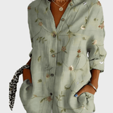 Rosa | Blomstret skjorte