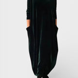 Saskia™ | Elegant fløjls­kjole med lommer