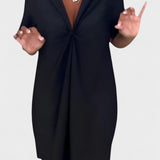 Solveig | V-hals kjole