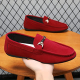 Suede Business Loafers