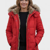 Thilde™ | Frakke med blødt pelsfor