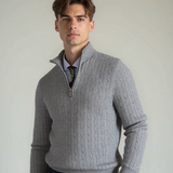 Tobias™ | Zip Trøje med Mønster