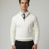 Tobias™ | Zip Trøje med Mønster